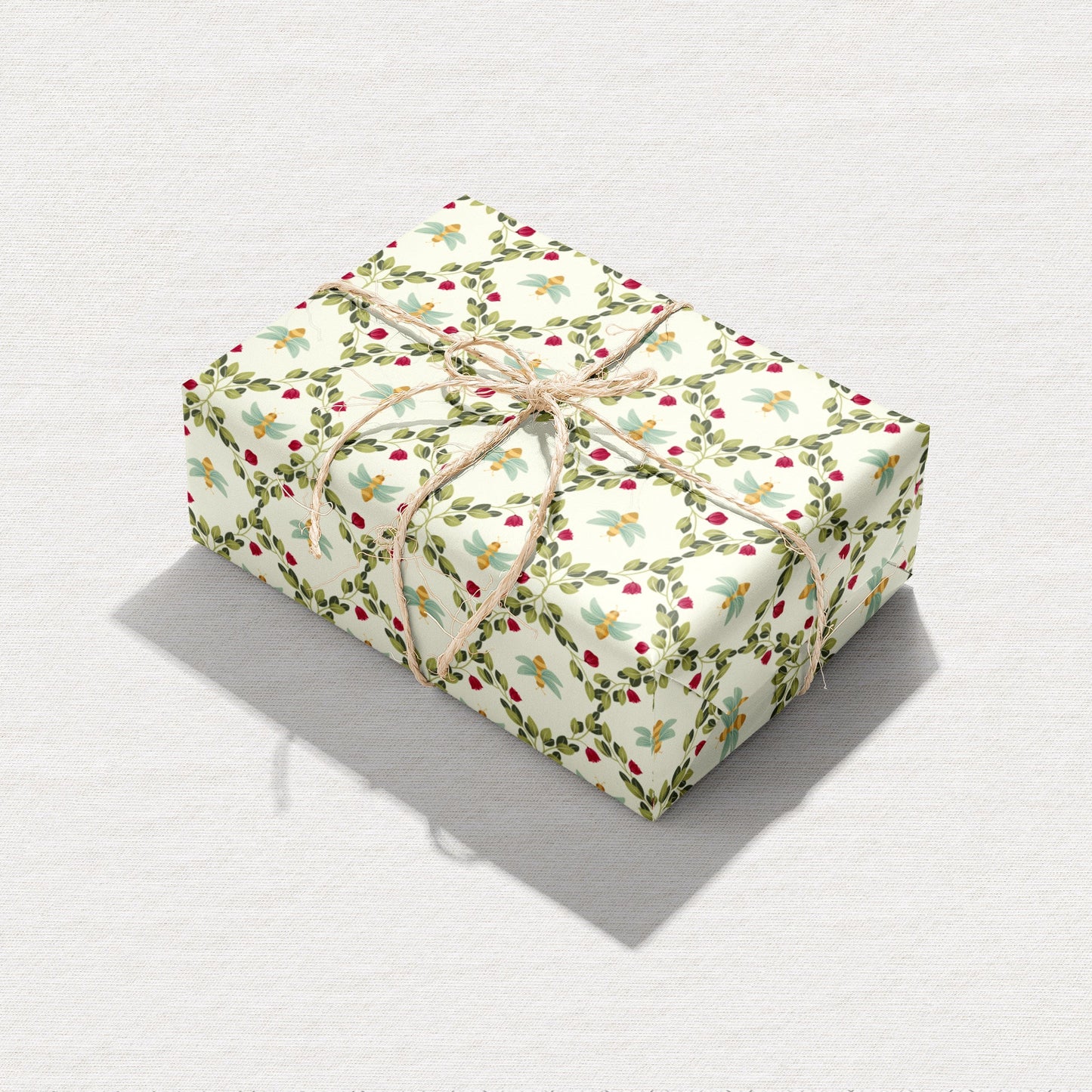 Bee Vines Wrapping Paper