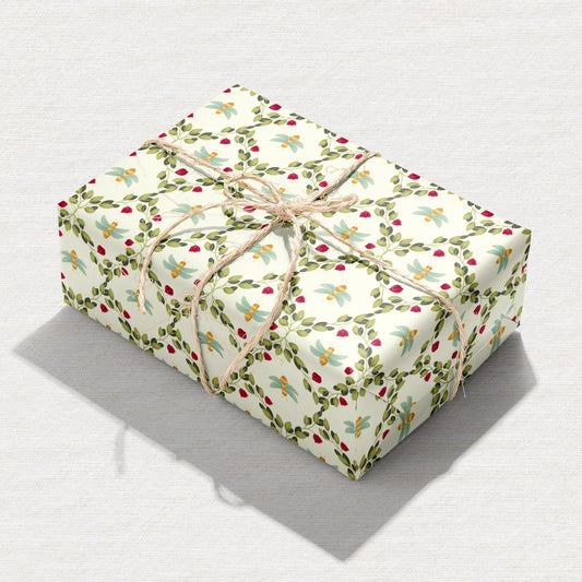 Bee Vines Wrapping Paper