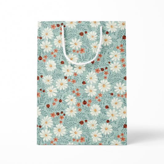 Ladybug Lane in Light Green - Gift Bag