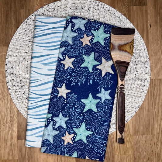 Ocean's Tide Tea Towel Bundle