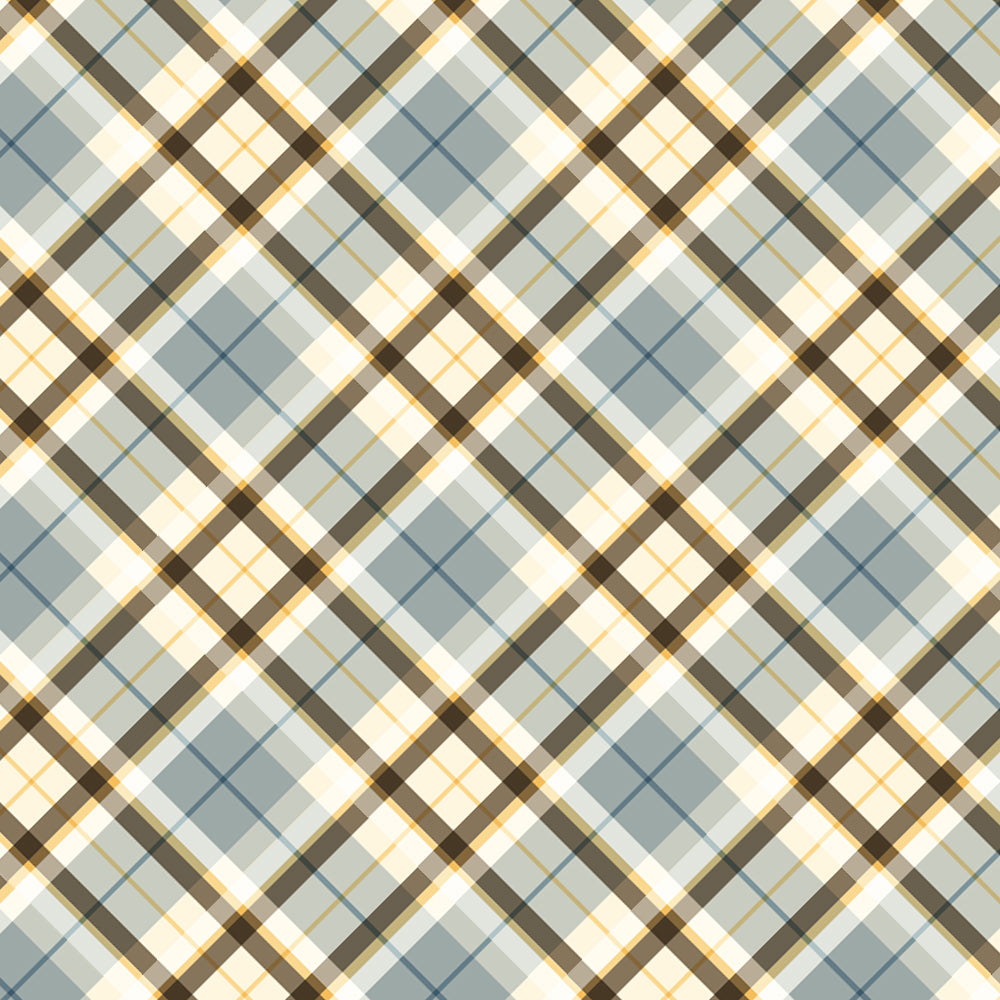 Springtime Splendor in Plaid Wrapping Paper