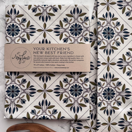 Tea Garden Trellis - Tea Towel