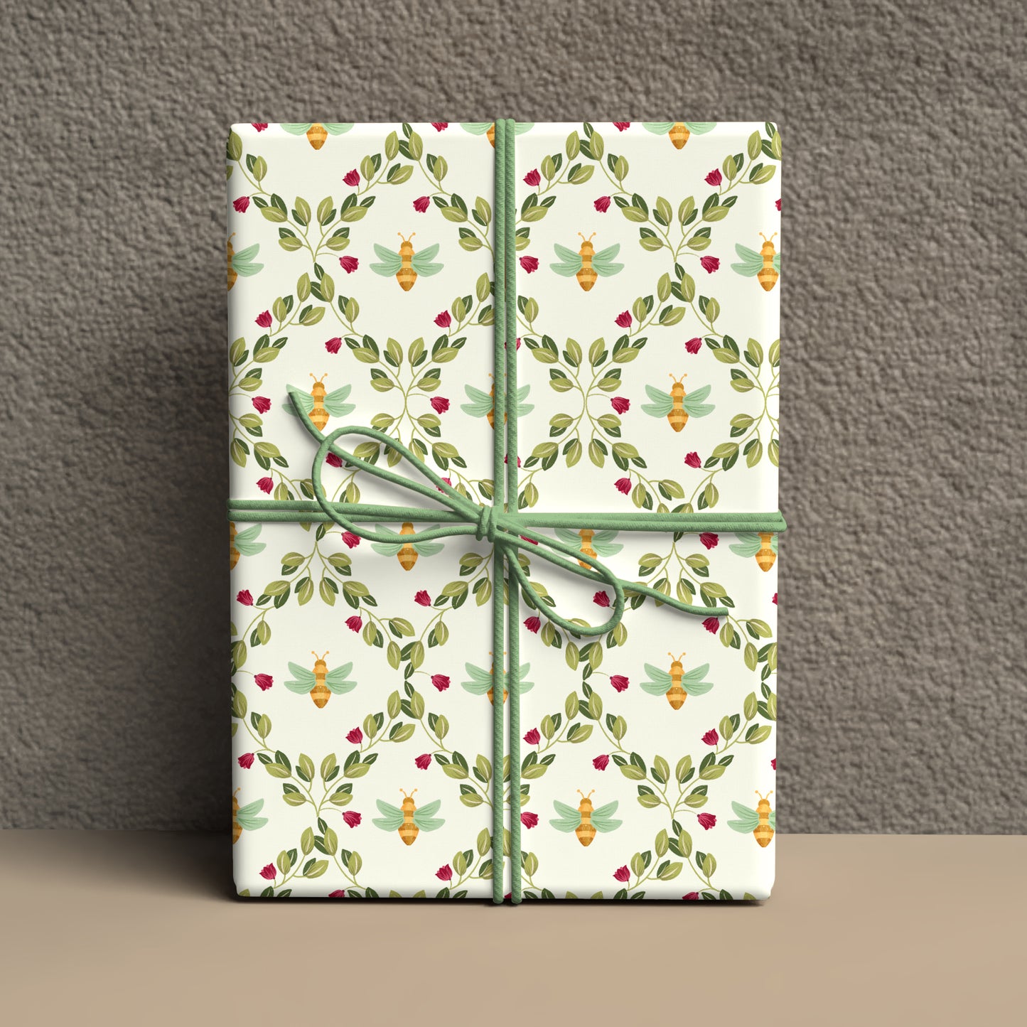 Bee Vines Wrapping Paper