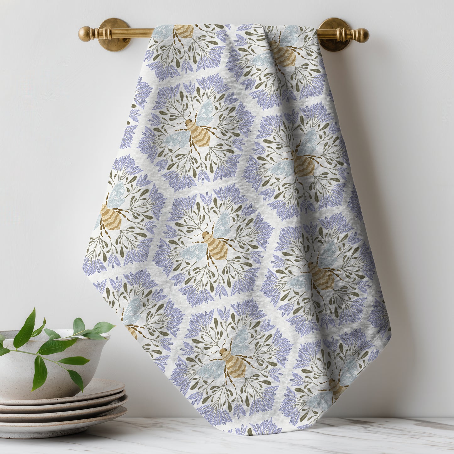Honey Bee Dreams - Tea towel