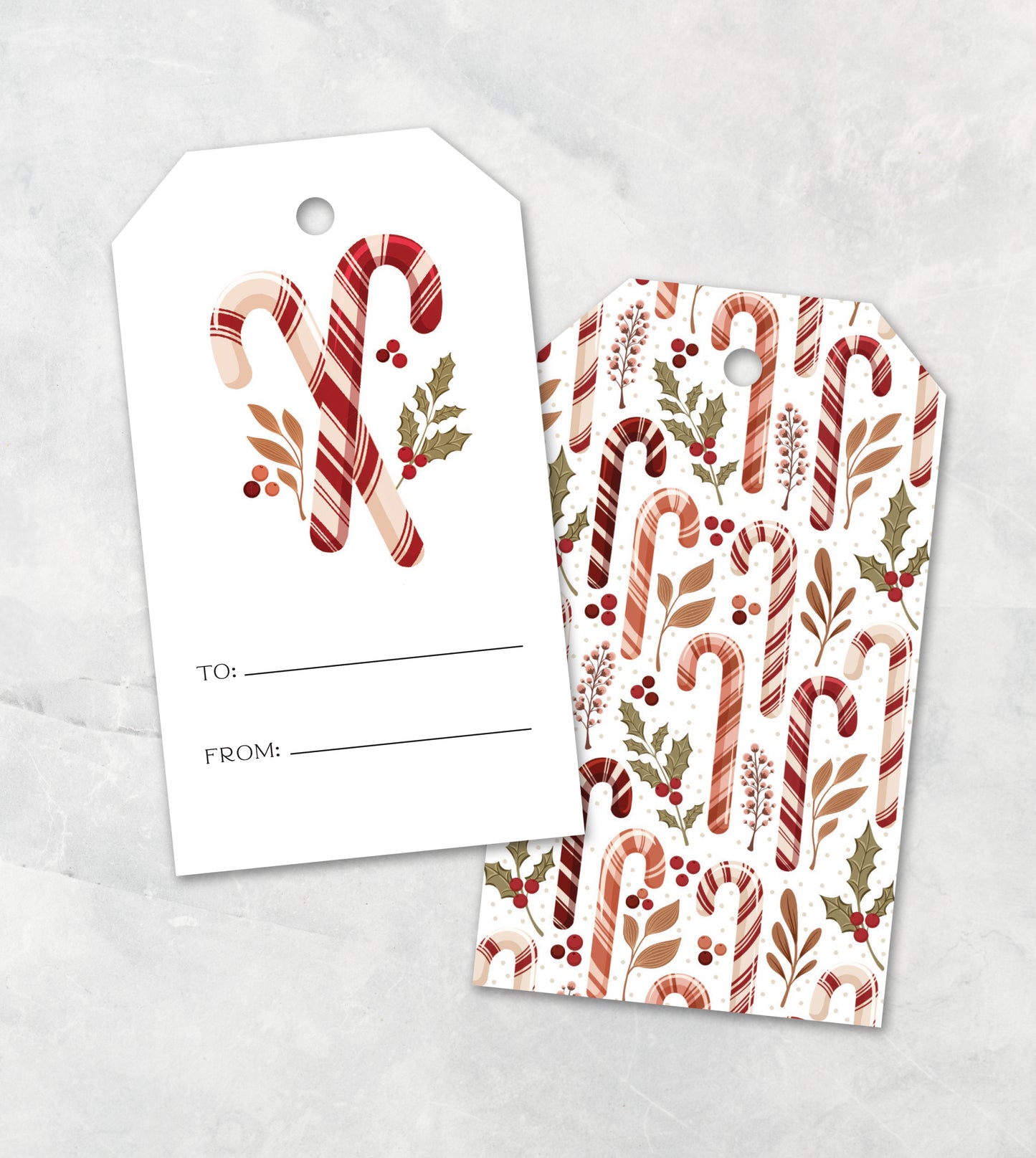 Candy Cane Lane - Gift Tag