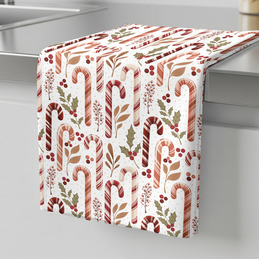 Candy Cane Lane - Tea Towel