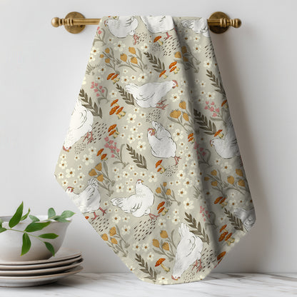 Charming Chickens - Tea Towel