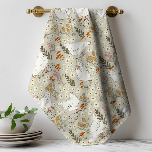 Charming Chickens - Tea Towel