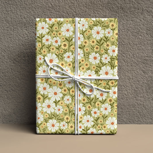Floral Burst Wrapping Paper