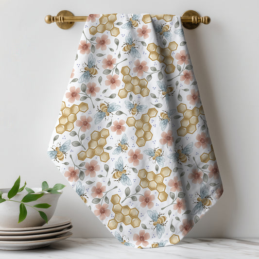 Honeycomb Haven - Tea towel