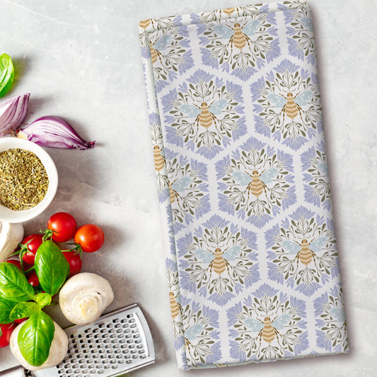 Honey Bee Dreams - Tea towel