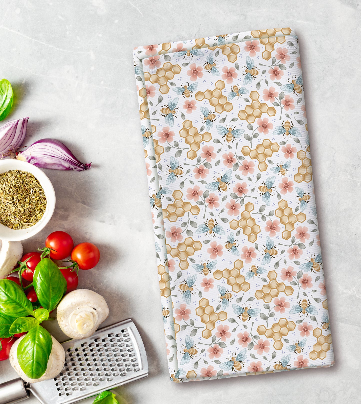 Honeycomb Haven - Tea towel