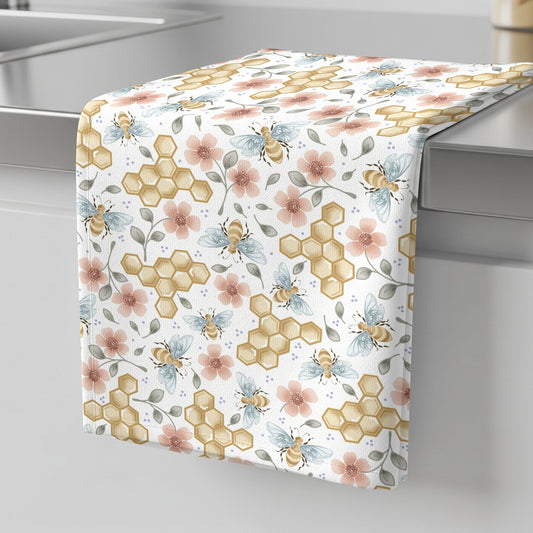Honeycomb Haven - Tea towel