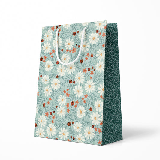 Ladybug Lane in Light Green - Gift Bag