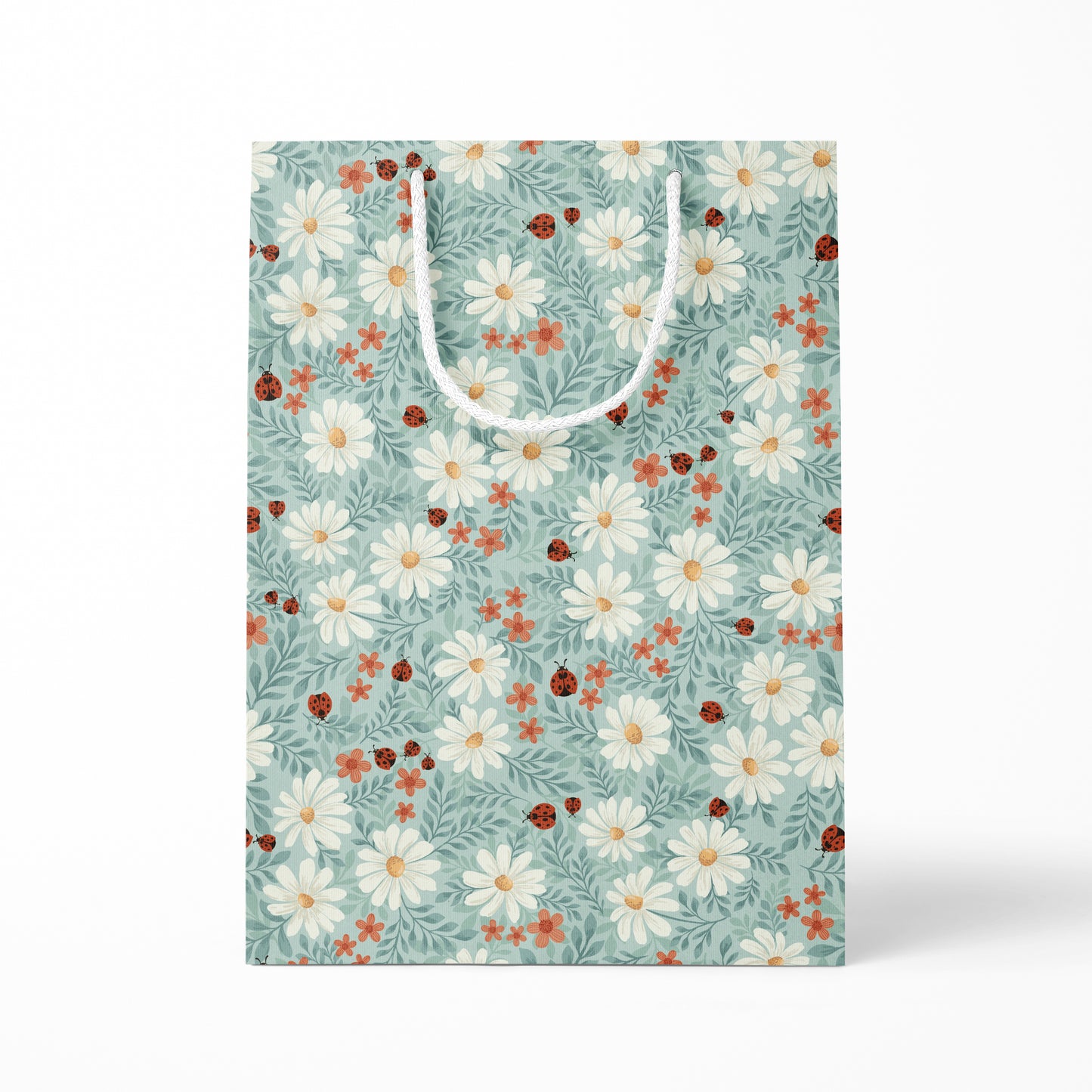Ladybug Lane in Light Green - Gift Bag