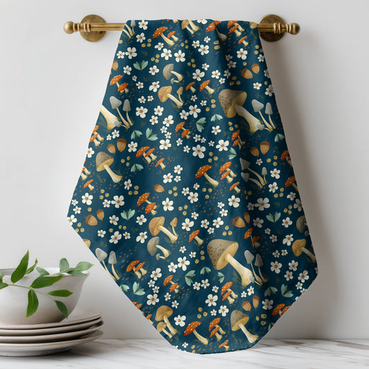 Mushroom Medley - Tea towel