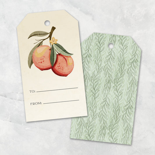 Blushing Peach - Gift Tag