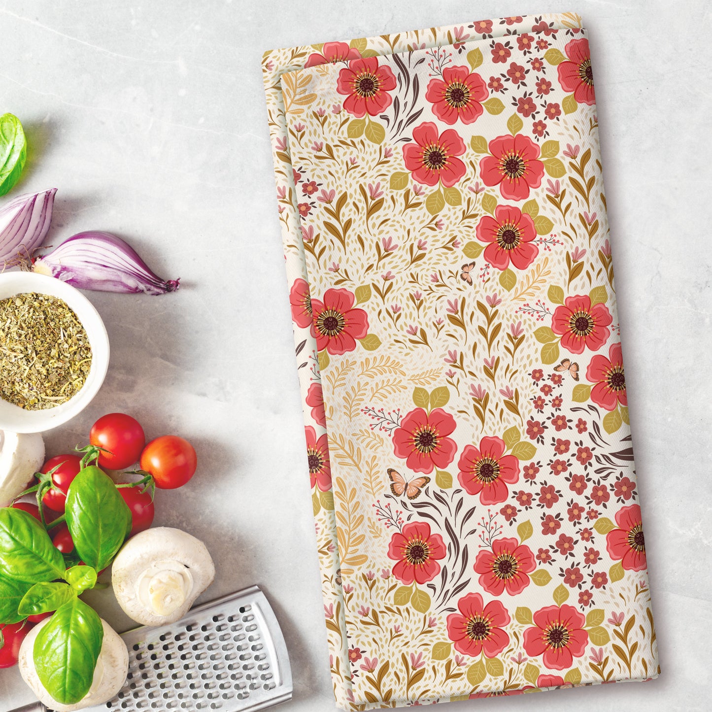 Scarlet - Tea Towel