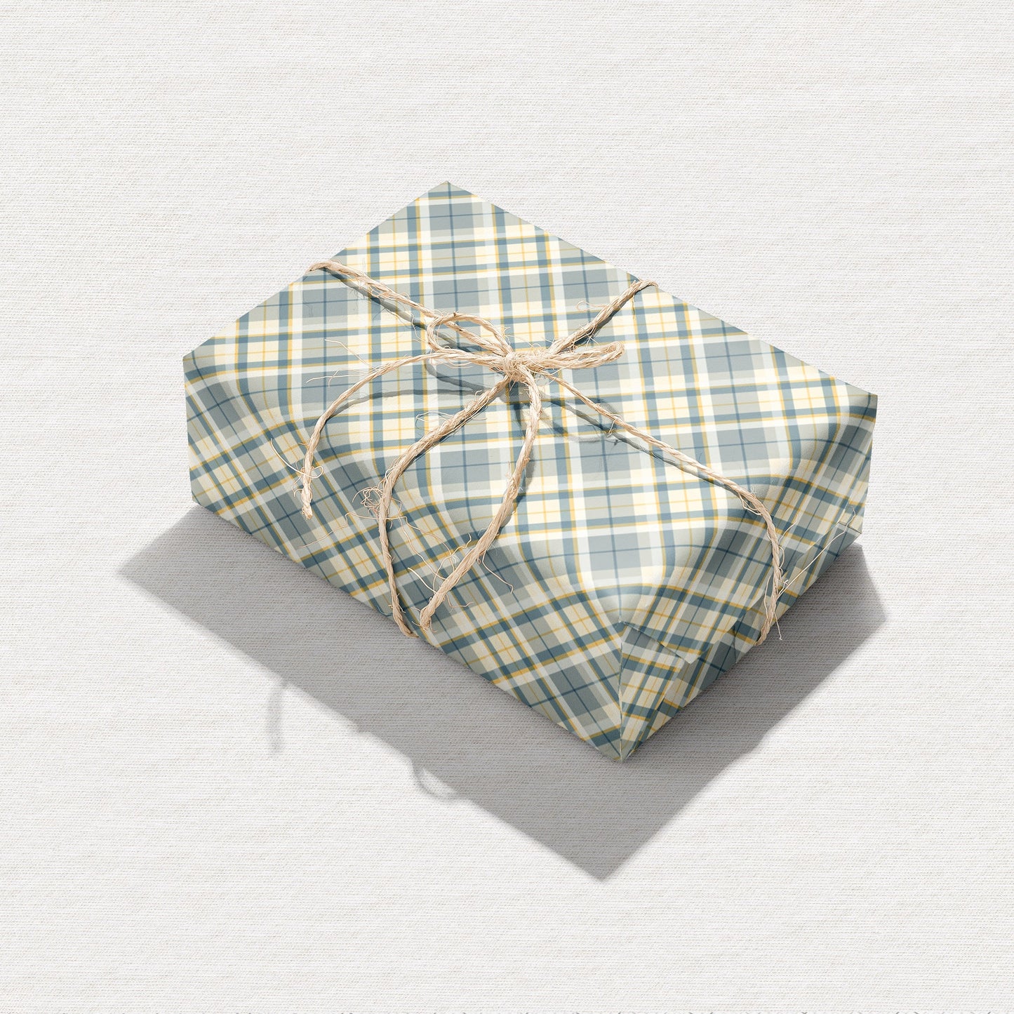 Springtime Splendor in Plaid Wrapping Paper