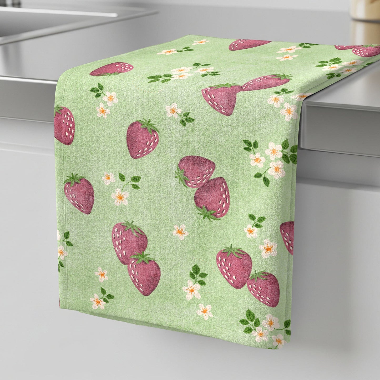 Strawberry Fields - Tea Towel