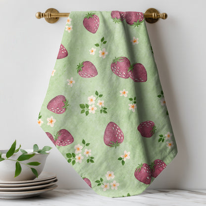 Strawberry Fields - Tea Towel
