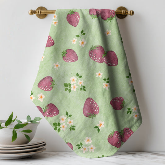 Strawberry Fields - Tea Towel
