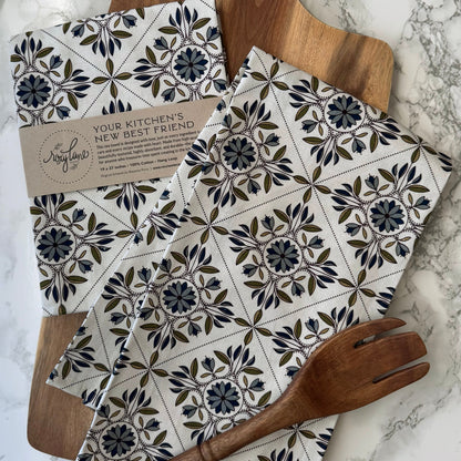 Tea Garden Trellis - Tea Towel