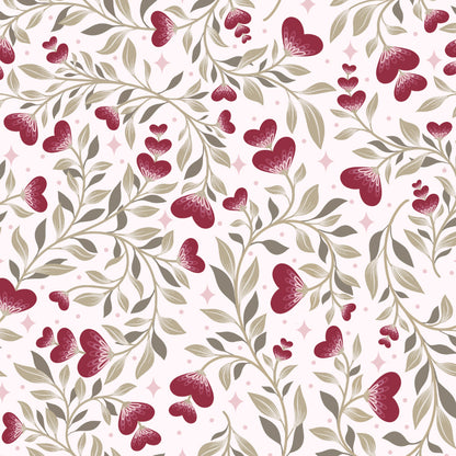 Valentine Vines in White